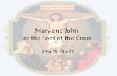 Mary and John at the Foot of the Cross John 19:24b-27.