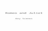 Romeo and Juliet Key Scenes. Intro A short summary of both of the plays you have studied. Main Analysis 4 quotes (PEE Paragraphs) from each key scene.