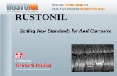 Www.rustonil.co.in For any query, please contact at: info@rustonil.co.in 1 Setting New Standards for Anti Corrosive RUSTONIL A Product by Trimurti (India)