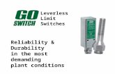 Leverless Limit Switches Reliability & Durability in the most demanding plant conditions.