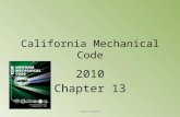 California Mechanical Code 2010 Chapter 13 LANES POINTS.