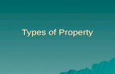 Types of Property. Property 1) a thing tangible or intangible that is subject to ownership, and 1) a thing tangible or intangible that is subject to ownership,