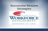 1 Successful Resume Strategies. 2 What is a resume? A personal summary of your professional history and qualifications. Career Goals Education Work Experience.