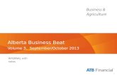1 Alberta Business Beat Volume 3, September/October 2013 INTERNAL with notes.