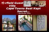 Harfield Guest Villa Boutique B &B. Cape Towns Best Kept Secret… …Spectacular views Harfield Guest Villa Boutique B & B.