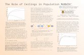 The Role of Ceilings in Population Models Ben Cairns Department of Mathematics Supervisor: Phil Pollett Assoc. Supervisor: Hugh Possingham bjc@maths.uq.edu.au,