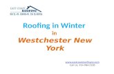 Www.eastcoastroofingny.com Call Us: 914-984-5185 Roofing in Winter in Westchester New York.