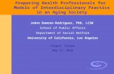 Preparing Health Professionals for Models of Interdisciplinary Practice in an Aging Society JoAnn Damron-Rodriguez, PhD, LCSW School of Public Affairs.