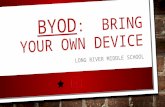 BYOD : BRING YOUR OWN DEVICE LONG RIVER MIDDLE SCHOOL.