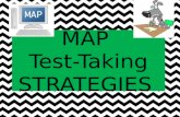 MAP Test-Taking STRATEGIES. Before the test Preparing for map Brainstorm with group-What are 5 things you can do between now and MAP to feel most prepared?