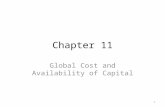 Chapter 11 Global Cost and Availability of Capital 1.