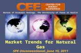 Bureau of Economic Geology, The University of Texas at Austin Market Trends for Natural Gas SPE Unconventional, June 15, 2011.