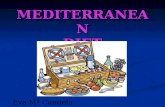MEDITERRANEAN DIET Eva Mª Candela Ruiz. DEFINITION Mediterranean diet is not really a diet. It is simply a healthy eating pattern. Mediterranean diet.