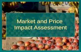 Market and Price Impact Assessment. OBJECTIVES To quantify the magnitude of the recent increase in food prices To quantify the magnitude of the recent.