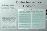 6/10/2014 Index to Services Click a button below for information on that service Boiler Advisory Board Boiler Operator Licenses Certificates of Competency.