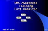 EMS Awareness Training Fort Hamilton. Army E nvironmental M anagement S ystem Our goal is to actively promote mission readiness by continually upgrading.