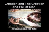 Creation and The Creation and Fall of Man Foundations for Life.