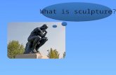 What is sculpture?. Sculpture is three-dimensional artwork.