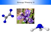 Group Theory II. Today Repetition Block matrices Character tables The great and little orthogonality theorems Irreducible representations Basis functions.