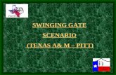 SWINGING GATE SCENARIO (TEXAS A& M – PITT). 7 80 8 22 91 45 65 60 61 62 81 7 8 80 22 91 45 65 60 61 62 81 91 = snapper.