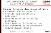 R UNWAY 10-28 / 15R-33L I NTERSECTION P ROJECT BWI C OMPREHENSIVE R UNWAY S AFETY A REA P ROGRAM Runway Intersection Scope of Work Pavement Rehabilitation.