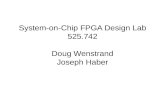 System-on-Chip FPGA Design Lab 525.742 Doug Wenstrand Joseph Haber.