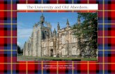 The University and Old Aberdeen. All images © C Nyssen, 2003, 2004. Background tartan is Aberdeen University.