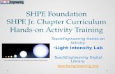 SHPE Foundation SHPE Jr. Chapter Curriculum Hands-on Activity Training TeachEngineering Hands-on Activity: * Light Intensity Lab TeachEngineering Digital.