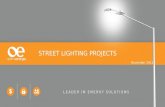 STREET LIGHTING PROJECTS November 2012. OPTIMA ENERGIAS HISTORY 2.