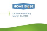 CCRESA Meeting March 15, 2013. Agenda Overview Review Timeline Support Documents Use Cases Next Steps.