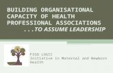B UILDING O RGANISATIONAL C APACITY OF H EALTH P ROFESSIONAL A SSOCIATIONS... TO A SSUME L EADERSHIP FIGO LOGIC Initiative in Maternal and Newborn Health.