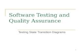 1 Software Testing and Quality Assurance Testing State Transition Diagrams.