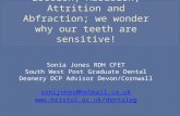 Sonia Jones RDH CFET South West Post Graduate Dental Deanery DCP Advisor Devon/Cornwall sonijones@hotmail.co.uk .