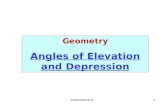 CONFIDENTIAL1 Geometry Angles of Elevation and Depression.