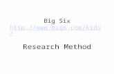 Big Six http://www.big6.com/kids/ http://www.big6.com/kids/ Research Method.
