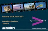 GovTech South Africa 2013 Innovation & Excellence Joe Flynn.