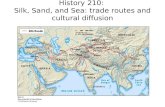 History 210: Silk, Sand, and Sea: trade routes and cultural diffusion.