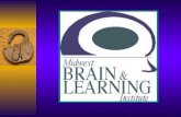 Midwest Brain & Learning Institute June 25 th –28 th 2001 Sponsored by Hope College Muskegon Area Intermediate School District Ottawa Area Intermediate.