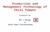 Production and Management Technology of Chili Pepper Prepared by Md J Meagy & Usha Rani Palaniswamy.