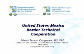 United States-Mexico Border Technical Cooperation Maria Teresa Cerqueira, MS, PhD Chief of the United States-Mexico Border Office PAHO/WHO cerqueim@fep.paho.org.