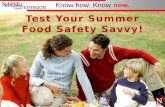 Test Your Summer Food Safety Savvy!. Lisa Franzen-Castle, PhD, RD Extension Nutrition Specialist Alice Henneman, MS, RD Extension Educator .