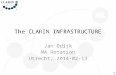 The CLARIN INFRASTRUCTURE Jan Odijk MA Rotation Utrecht, 2014-02-13 1.