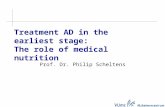 Prof. Dr. Philip Scheltens Treatment AD in the earliest stage: The role of medical nutrition.
