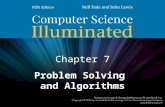 Chapter 7 Problem Solving and Algorithms. 2 Problem Solving How to Solve It: A New Aspect of Mathematical Method by George Polya "How to solve it list"