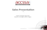 Sales Presentation for  Insert Company logo here Search on Google under images.