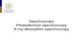Spectroscopy Photoelectron spectroscopy X-ray absorption spectroscopy