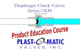 Diaphragm Check Valves Series CKM Patented Design.