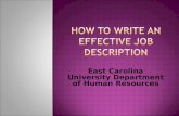 East Carolina University Department of Human Resources.