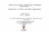 Electricity Market Modelling of Network Investments: Comparison of Zonal and Nodal Approaches Sadhvi Ganga Iain F. MacGill Centre for Energy and Environmental.