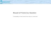 Board of Fisheries Sweden Traceability of fish boxes from ship to consumer.